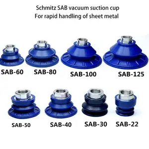 Bellows Vacuum Suction Cup Industrial Rubber Anti Slip Sheet Metal Nozzle Manipulator