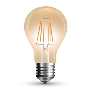 E27 10W A67 lampadina a filamento LED caldo bianco 2200K copertura ambra SKU-217157-illuminazione/lampadine - Product Image 1