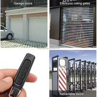 Télécommande universelle sans fil Zhipin à 4 boutons 315 MHz 433 MHz à code d'apprentissage pour porte de garage et serrure électrique – Vente en gros