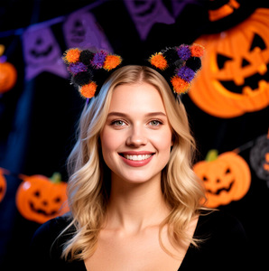 Diadema de Halloween con Araña, Fantasma y Calabaza para Disfraces y Accesorios para el Cabello - Product Image 6