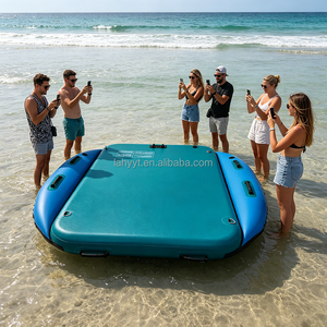 Hailebao Plateforme Flottante Gonflable en PVC Drop-stitch pour Yoga et Lutte, Épaisseur 0,7 mm, Écologique, Durable, Portable et Pliable pour Piscine - Product Image 3