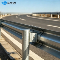 Barrera de Seguridad Vial Galvanizada por Inmersión en Caliente, Tipo W, Fabricada en China, para Carreteras y Autopistas
