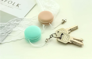 Macaron携帯電話スクリーンワイプポータブルメガネレンズクリーニング布ツールペンダントPP + シリコーンモダン - Product Image 5