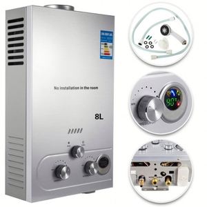 Chauffe-eau au gaz 8L/10L/12L/16L/18L/20L/22L/24L GPL/GNL Chauffe-eau domestique instantané au propane sans réservoir - Product Image 3