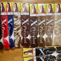 Extensions de cheveux synthétiques en gros, tresses torsadées au crochet, 82'' 165g, fibres synthétiques de qualité supérieure, trame simple Yaki