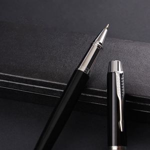 Bolígrafo Promocional de 1.0 mm 2026, Bolígrafo con Logotipo Personalizado, Cuerpo Metálico Delgado en Blanco y Negro, Bolígrafo de Punta Redonda Giratoria - Product Image 4