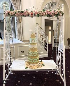 Parti dekor için yeni stil düğün çöl kek standı kek salıncak standı sandalye - Product Image 6