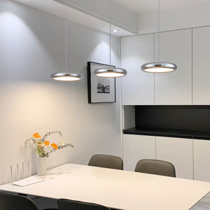 โคมไฟเพดาน QiaoSheng UFO แบบ 3 หัว LED ทรงกลม โคมไฟระย้าห้องรับประทานอาหารสไตล์โมเดิร์น โคมไฟเพดานสไตล์นอร์ดิก - Product Image 2