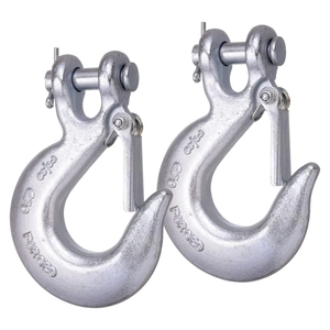 <span class=keywords><strong>Gancho</strong></span> de enganche de acero al carbono forjado de grado 70, grado 43, A-331, H-331 con pestillo galvanizado liso para cadena de <span class=keywords><strong>remolque</strong></span> - Product Image 4