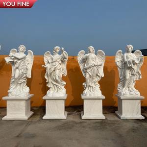 Decoración de jardín de tamaño real, estatuas de mármol de 4 estaciones a la venta - Product Image 3