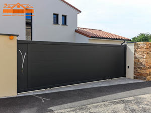 ประตูบานเลื่อนอลูมิเนียมไฟฟ้าอัตโนมัติสำหรับสวนโลหะระบบประตูอะลู<span class=keywords><strong>มิ</strong></span>เนียมไฟฟ้าสำหรับบ้าน - Product Image 5