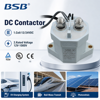 Contacteur relais haute tension DC série BSB BSBC7-300 C7 12V/24V/72V 300A pour système de stockage d'énergie par batterie