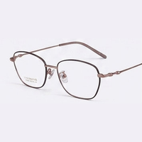 Gafas de Lectura de Titanio al por Mayor, Ligeras, para Negocios, Unisex, con Forma de Ojo de Gato, para Hombre y Mujer