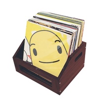 Outil de stockage de disques multifonctionnel de vente chaude-Panier d'affichage de disques vinyle avec matériaux respectueux de l'environnement