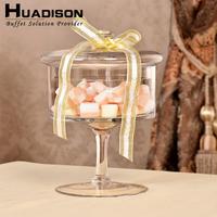 Équipement de restauration Huadison, décorations de mariage de luxe, présentoir à desserts, buffet de banquet, présentoir en verre pour fête