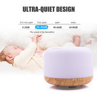 500ml diffuseur d'arôme de Grain de bois nébuliseur humidificateur d'air d'huile essentielle pour voiture ménage extérieur-diffuseur d'aromathérapie YS