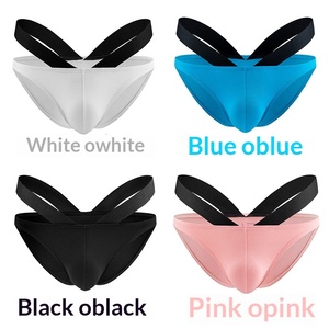 Nuovi Slip da <span class=keywords><strong>Uomo</strong></span> Sexy Standard con Doppio Strato e <span class=keywords><strong>Scollo</strong></span> a V, Bikini a Vita Bassa in Modal Sottile, Lavorati a <span class=keywords><strong>Maglia</strong></span>, Vendita all'Ingrosso - Product Image 3