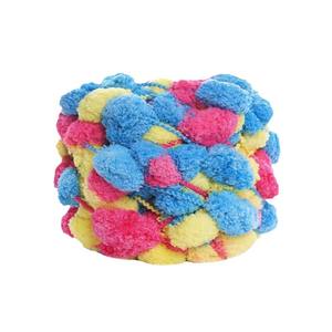 Grande boule de <span class=keywords><strong>laine</strong></span> épaisse en forme de boule coussin de canapé <span class=keywords><strong>tapis</strong></span> fait à la main bricolage tissage matériel paquet - Product Image 5