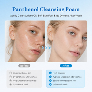 <span class=keywords><strong>Limpiador</strong></span> <span class=keywords><strong>Facial</strong></span> con Pantenol y Ceramida, Etiqueta Privada OEM ODM, Glutatión, Hidratación Profunda, Blanqueador e Iluminador - Product Image 2