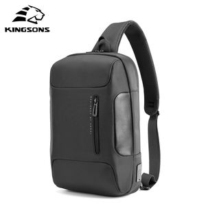Logo Crossbody da uomo Sports <span class=keywords><strong>One</strong></span> borse uomo Usb antifurto petto singolo borsa a tracolla personalizzata con tracolla da uomo zaino da spalla - Product Image 2