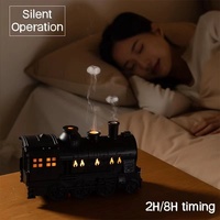 Diffuseur d'Aromathérapie Humidificateur à Brume Fraîche 300ml Train Diffuseur d'Huiles Essentielles avec Télécommande