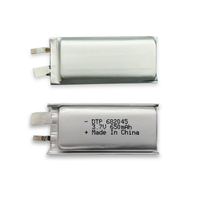 Harga Baterai Lithium Ion Isi Ulang 3.7V Baterai Lithium Pouch 682045 Baterai Lithium Polymer 650mAh untuk Robot Cerdas