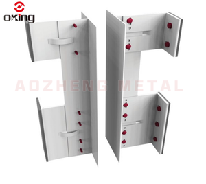 Type différent d'accessoires en aluminium de mur rideau de profil de T & L pour le système extérieur de revêtement - Product Image 3