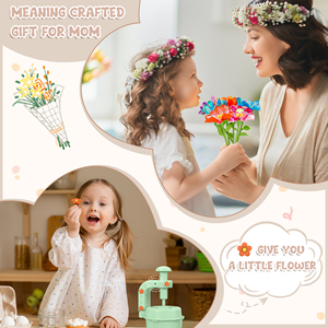 Manualidades Educativas Interactivas para Niños, Ramos de Flores de Tela Hechos a Mano, Juguete de Flores Prensadas de Dibujos Animados - Product Image 5