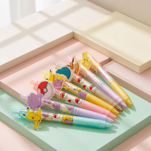 Crayon mécanique Ditto Mascot, lot de 24 pièces, 0,5 mm, multicolores, personnage mignon Pikachu, fournitures scolaires originales pour enfants - Product Image 3