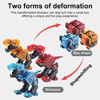 Juguete de Dinosaurio para Armar Yaxin, Robot Dinosaurio Transformable en Bloques, Juguetes de Robots Transformables para Niños