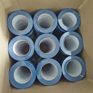 UV direnci 14 gün hiçbir kalıntı yapışkanlı krep kağıt ressam mavi boyalar otomotiv boyama için maskeleme bandı