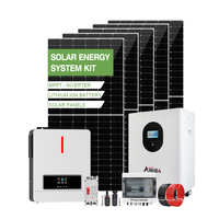 Off-Grid-Solarstrom anlage 3KW 5KW 10KW für die Bewässerung von landwirtschaft lichen Betrieben LiFePO4 Lithiumbatterie-Solargenerator-Kit Solargenerator