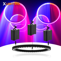 Anneau cinétique DMX pour scène, faisceau LED cinétique, anneau lumineux LED pour discothèque, concert, performance