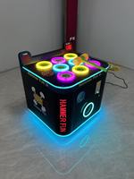 Machine d'arcade pour enfants, jeu de frappe au marteau à monnayeur, avec lumières LED colorées, équipement de jeu pour l'amusement intérieur des enfants