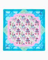 Ensemble de tapis flottants de luxe pliables pour piscine Mahjong avec grilles imprimées et points d'ancrage pour fêtes au bord de la piscine – Approvisionnement direct usine