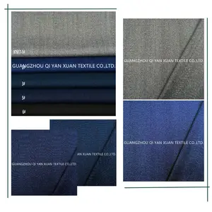 Spring and summer new polyester fiber blend environmental dyed herringbone men's suit pants fabric