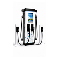Nouvelle borne de recharge rapide DC pour véhicules électriques, à poser au sol, 4 pistolets, 80 kW, 120 kW, 160 kW, 240 kW, 360 kW, recharge de 4 véhicules simultanément, application de charge automatique, OCPP1.6