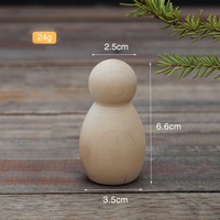 Mini jouet en bois grosse poupée marionnette diffuseur d'huile essentielle élégante décoration d'ornement en bois