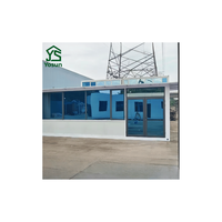 Maison préfabriquée intégrée à double usage, pliable rapidement, personnalisée, NB2-RW2, pour dortoirs, bureaux, salles d'activités