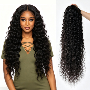 วิกผมแท้จากบราซิล แบบลอนธรรมชาติ 9x6 HD Lace Front  พร้อมผมไลน์ที่ถูกรูปทรงไว้แล้ว  ปมผมฟอกสี  วิกผมแท้สำหรับผู้หญิงผิวสี - Product Image 1