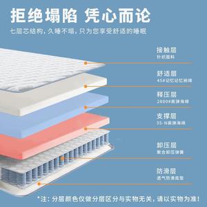 Aiyi <b>Memory</b> <b>Foam</b> Mattress Medium Firm Individually Pocketed Springs Orthopedic Breathable Hypoallergenic Child Sleep - Product Image 4