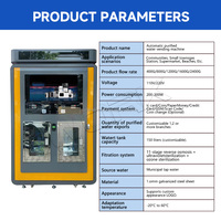 Distributore Automatico d'Acqua YISO Community Personalizzato con Doppia Erogazione, Servizio Self-Service 24/7, Stazione di Riempimento Acqua Antiruggine da 800 GPD