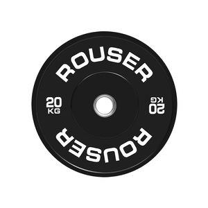 Discos de Goma para Pesas Rouser Fitness ECHO KG, Goma Virgen Negra, 5-25 kg, para Levantamiento de Pesas y Entrenamiento de Fuerza - Product Image 2