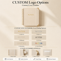 Agenda/Diario Personalizable sin Fecha con Logotipo Personalizado, Tapa Dura, Planificador Diario/Semanal, Cuadernos con Pegatinas, Venta al por Mayor