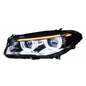 JY <span class=keywords><strong>LED</strong></span> Angel Eyes <span class=keywords><strong>LED</strong></span> knipperlichten voor BMW 5 Serie F10 koplampunits F11 F18 2010 tot 2017 DRL Plug & Play autokoplamp - Product Image 3