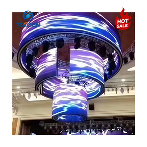 Écran LED flexible ultra-mince IP65 à installation facile, en promotion, P1.2 P1.8 P2, mur vidéo incurvé à service frontal pour musée P1.2 - Product Image 3