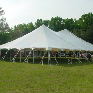 Tente de réception professionnelle haute qualité 20x20 pour 100-60 personnes, idéale pour mariage en extérieur avec portes et ventilation - Product Image 1