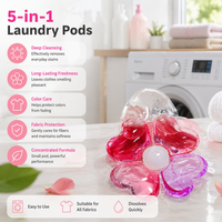 Lessives en dosettes concentrées à marque privée personnalisées pour un nettoyage en profondeur