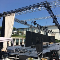 Système de treillis modulaire portable en alliage d'aluminium personnalisé pour événements, éclairage de concert et équipement de scène - Haute capacité de charge CE