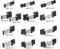 KLQD 4V110-06 3V120-06 4V130-06 4V100 série électrovanne de commande pneumatique simple Double électronique DC12/24V AC24V AC110V